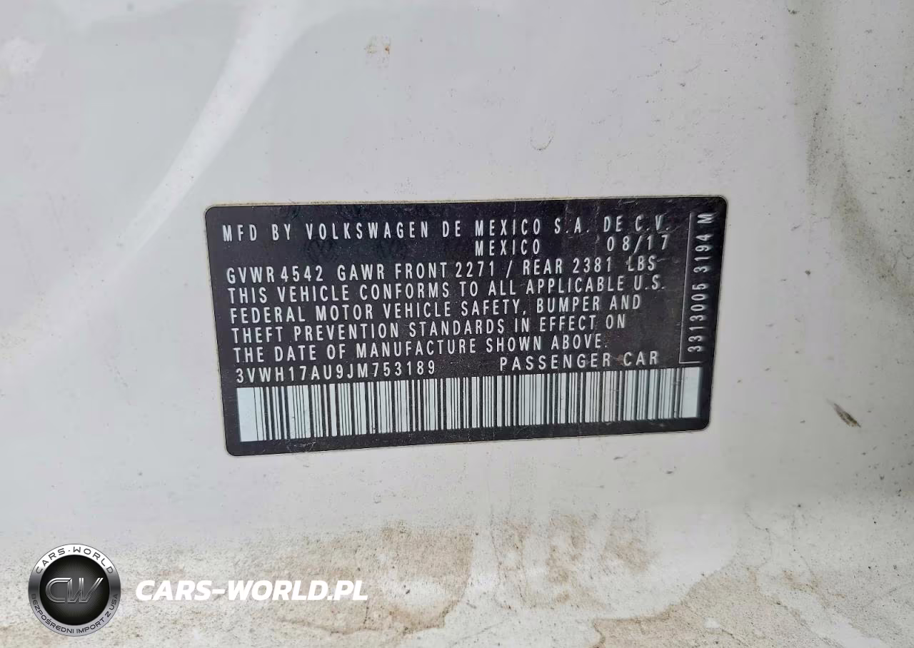 2018 Volkswagen Golf Alltrack S VIN:3VWH17AU9JM753189 - 12