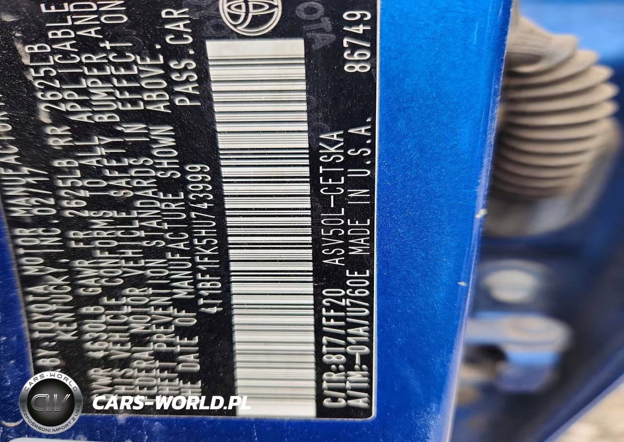 2017 Toyota Camry VIN:4T1BF1FK5HU743999 - 12