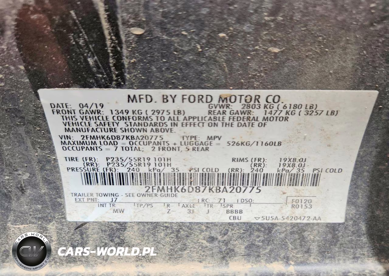 2019 Ford Flex Limited VIN:2FMHK6D87KBA20775 - 13