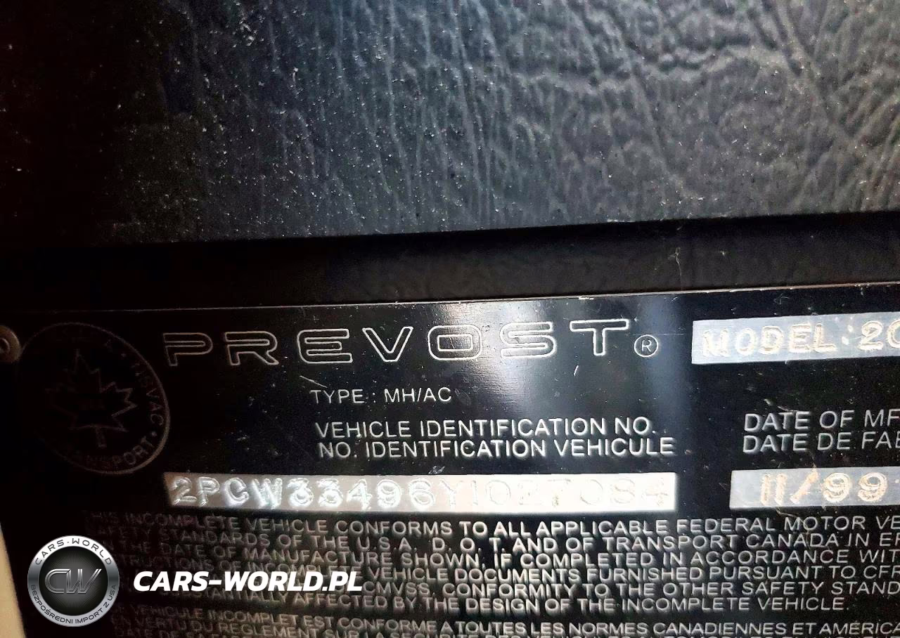 2001 Prevost Bus - Rv VIN:2PCW33496Y1027084 - 10