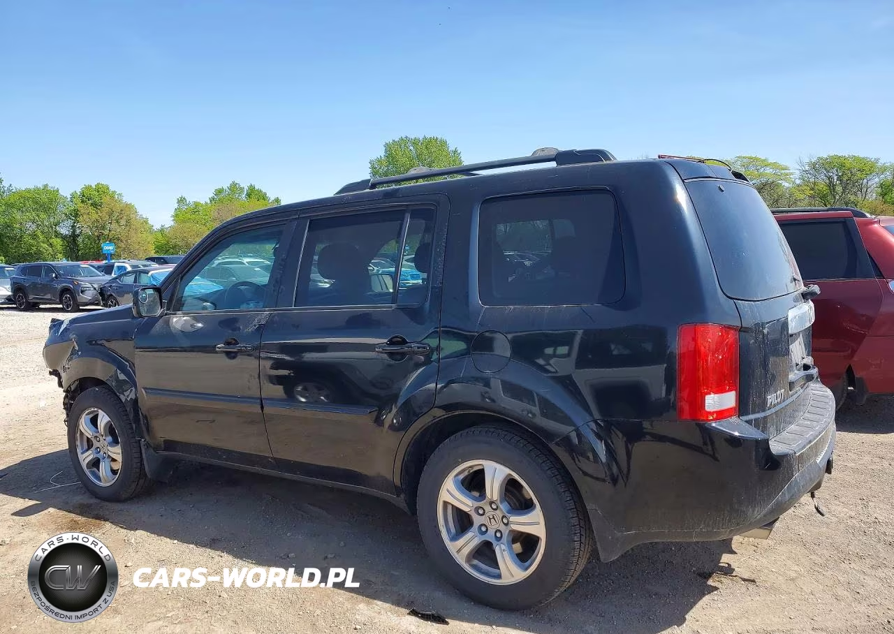2012 Honda Pilot Exl VIN:5FNYF4H63CB007354 - 2