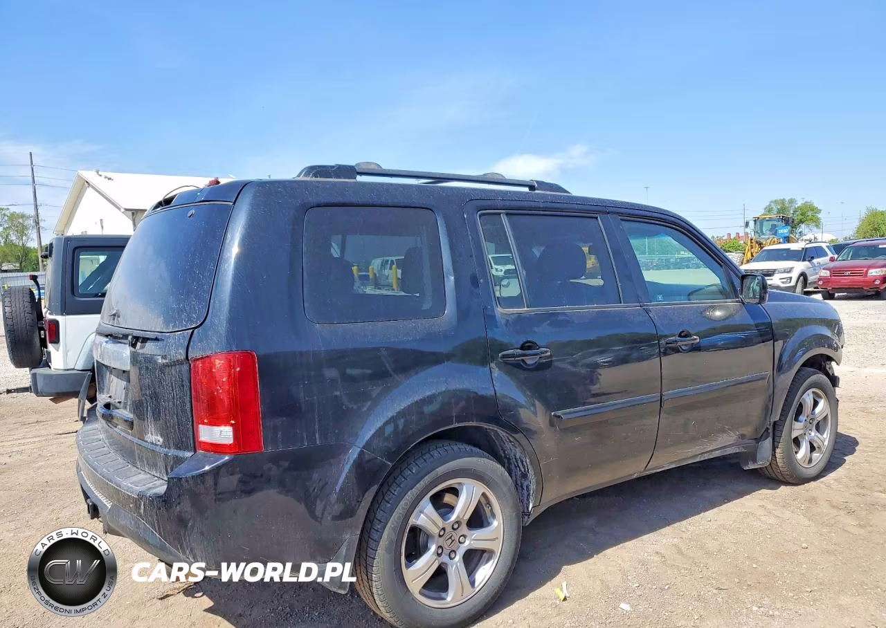 2012 Honda Pilot Exl VIN:5FNYF4H63CB007354 - 3
