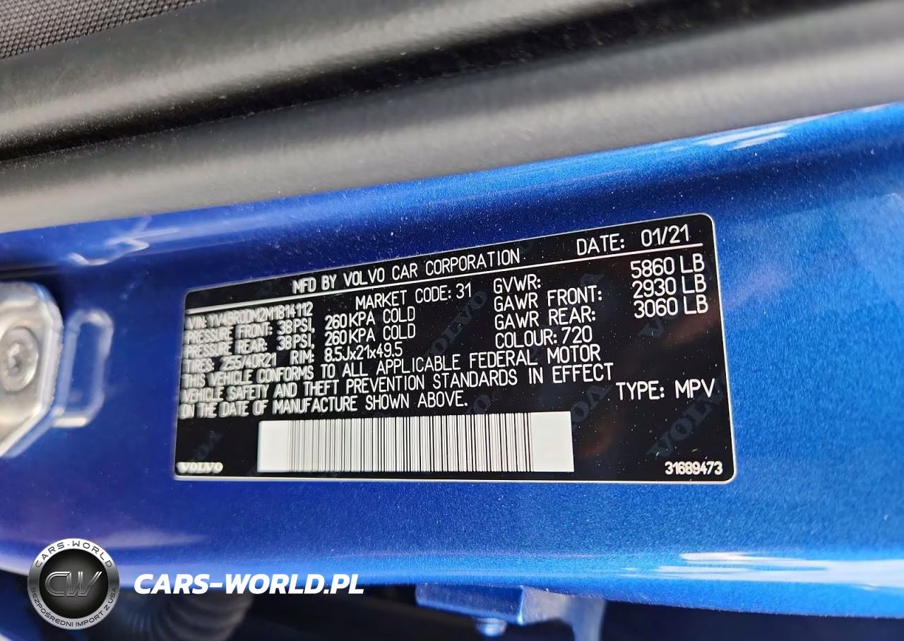 2021 Volvo Xc60 T8 Recharge R-Design VIN:YV4BR0DM2M1814112 - 14