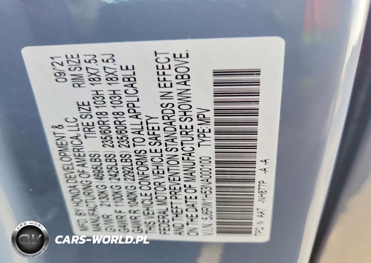 2022 Honda Cr-V Ex VIN:5J6RW1H53NA000100 - 13