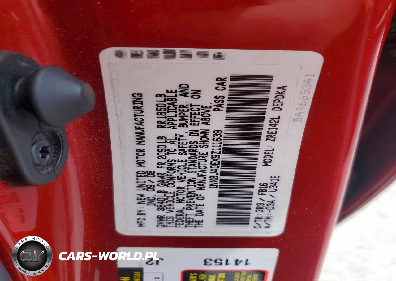 2009 Toyota Corolla Le VIN:1NXBU40EX9Z111639 - 12