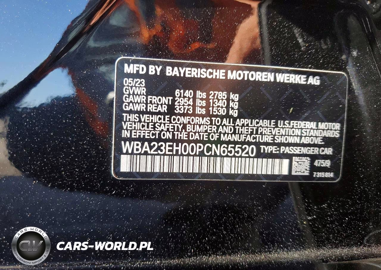 2023 BMW 740 I VIN:WBA23EH00PCN65520 - 12