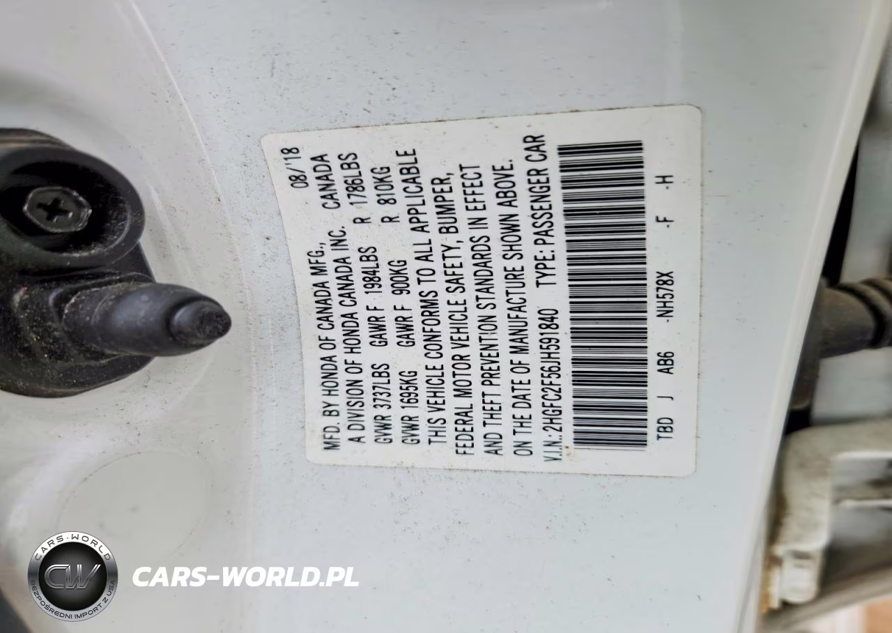 2018 Honda Civic Lx VIN:2HGFC2F56JH591840 - 12