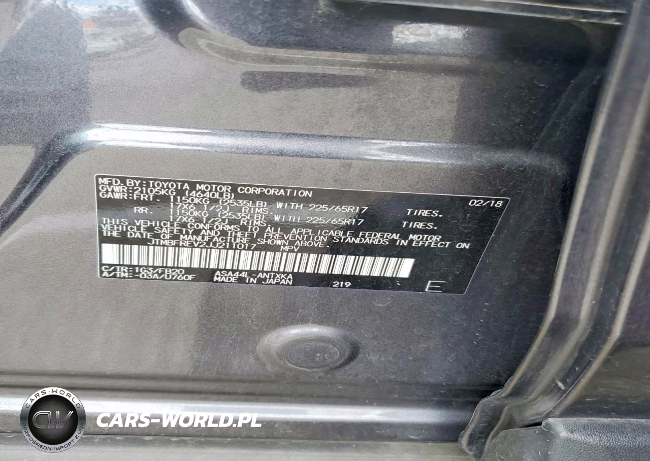 2018 Toyota Rav4 Le VIN:JTMBFREV2JJ211017 - 13