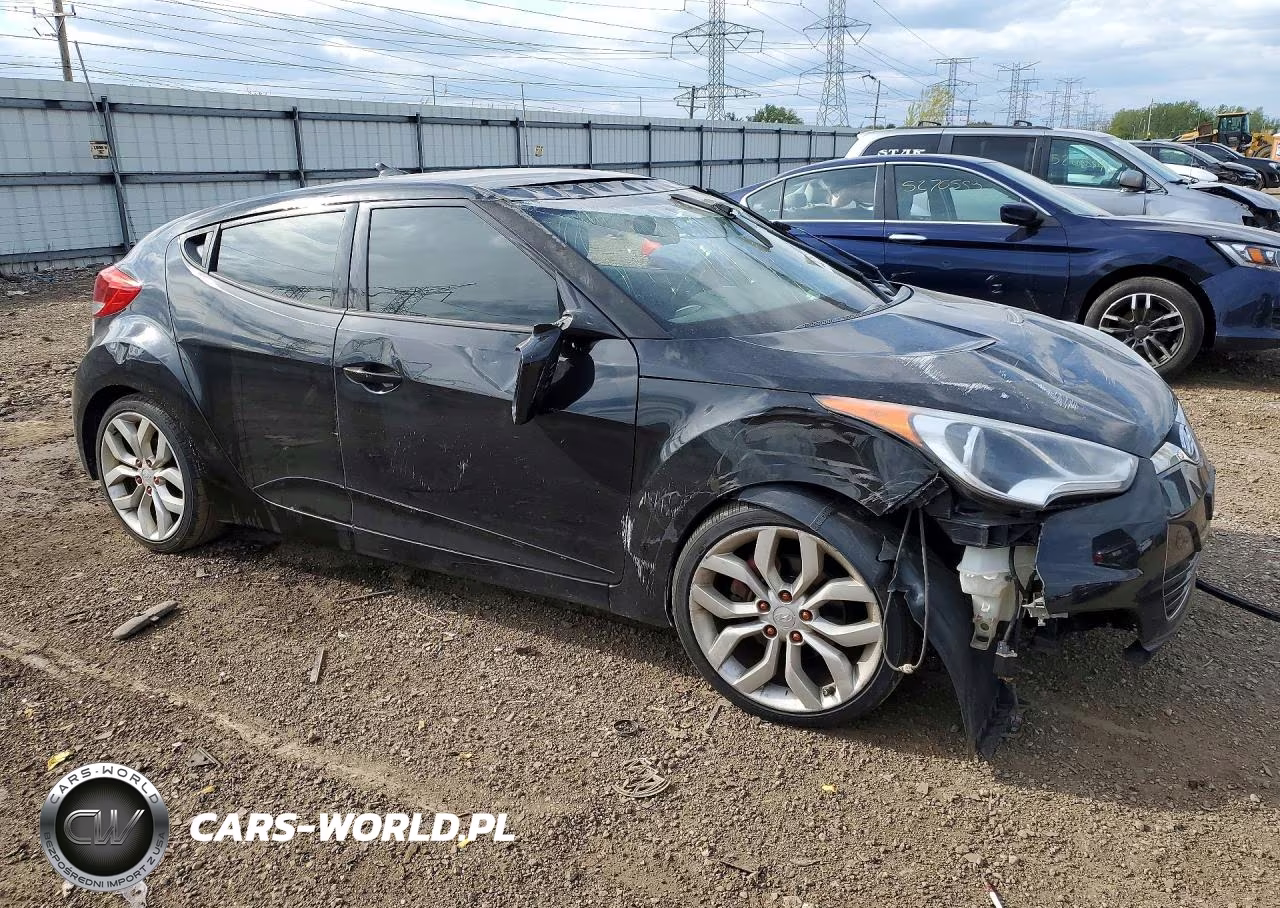 2012 Hyundai Veloster Base VIN:KMHTC6AD0CU043853 - 4