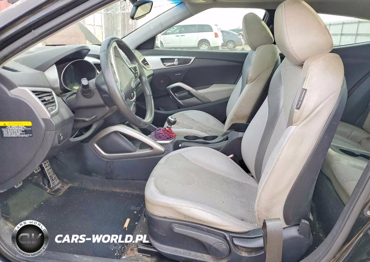 2012 Hyundai Veloster Base VIN:KMHTC6AD0CU043853 - 7
