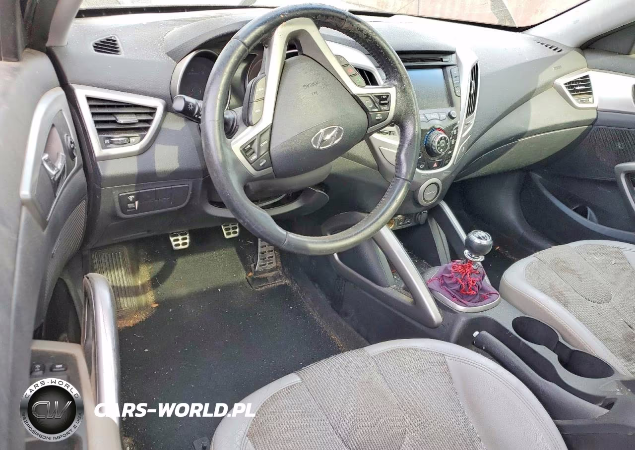 2012 Hyundai Veloster Base VIN:KMHTC6AD0CU043853 - 8