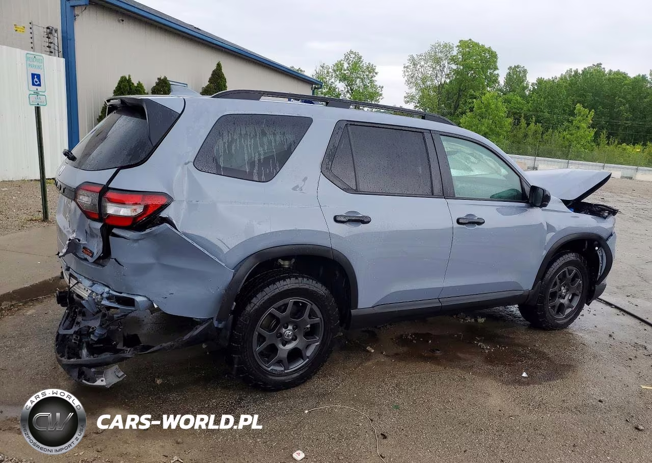 2025 Honda Pilot Trailsport VIN:5FNYG1H64SB104900 - 3