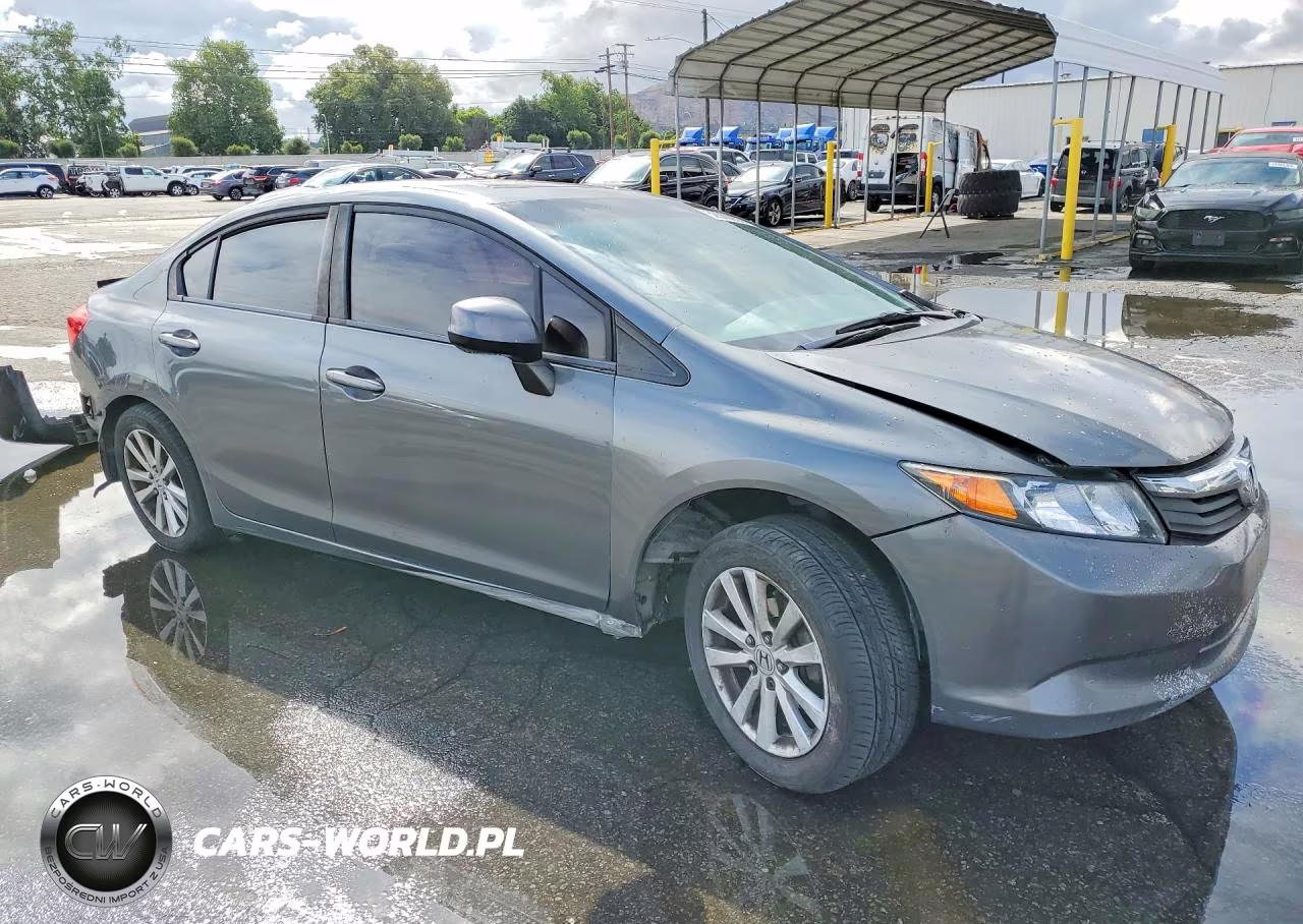 2012 Honda Civic Ex VIN:2HGFB2F86CH302763 - 4