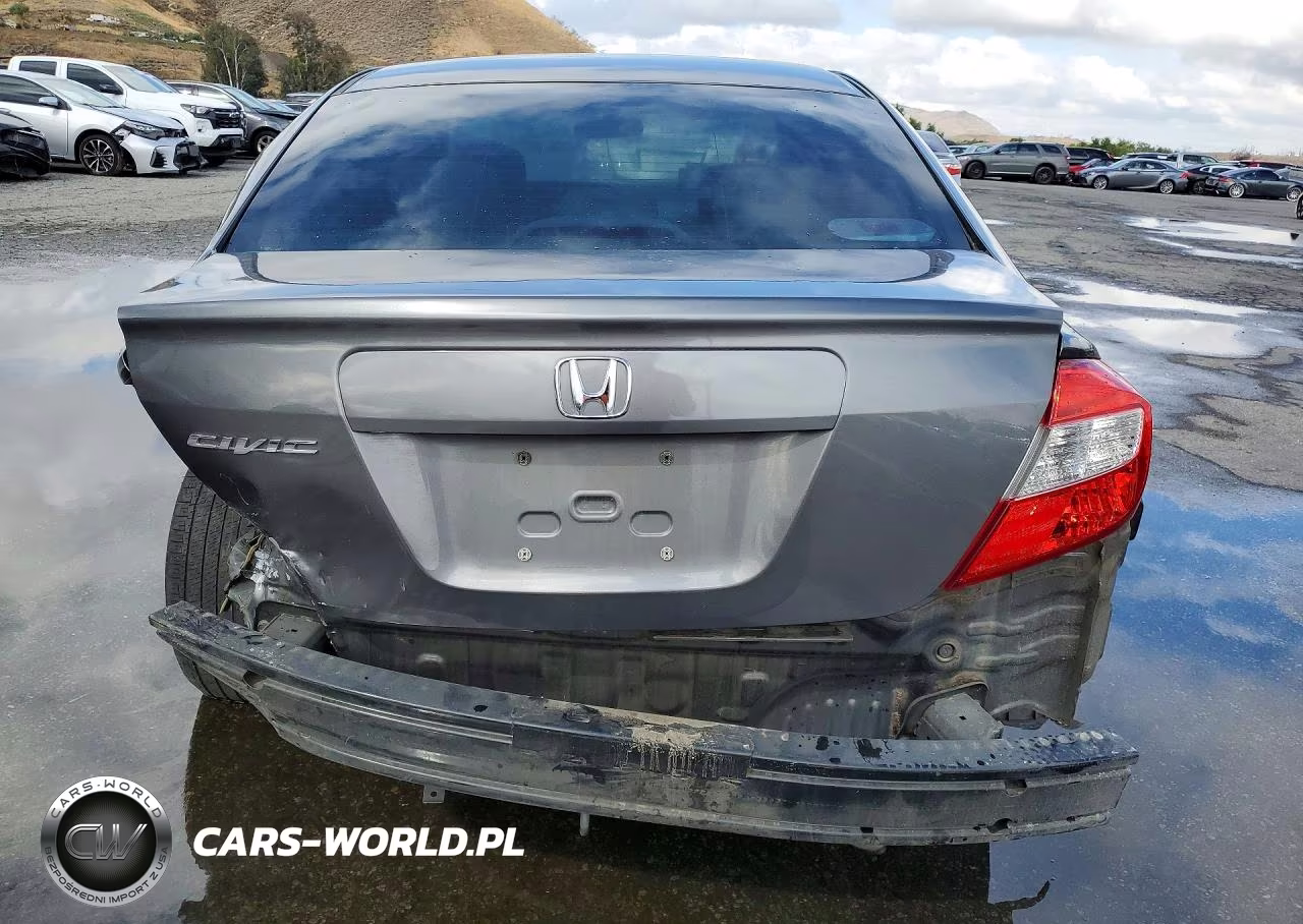 2012 Honda Civic Ex VIN:2HGFB2F86CH302763 - 6