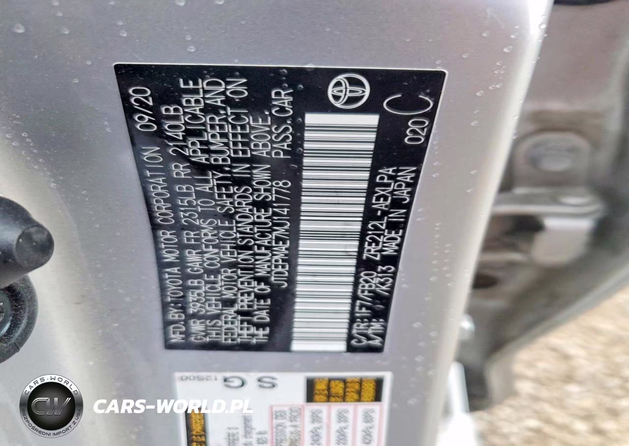 2021 Toyota Corolla Le VIN:JTDEPMAE7MJ141778 - 12