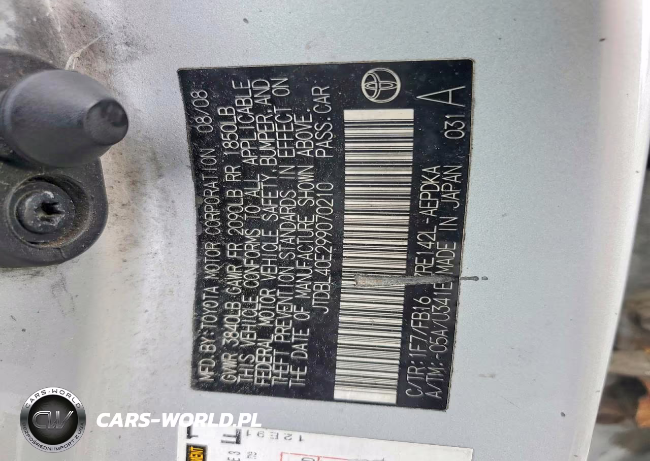 2009 Toyota Corolla Le VIN:JTDBL40E299070210 - 12