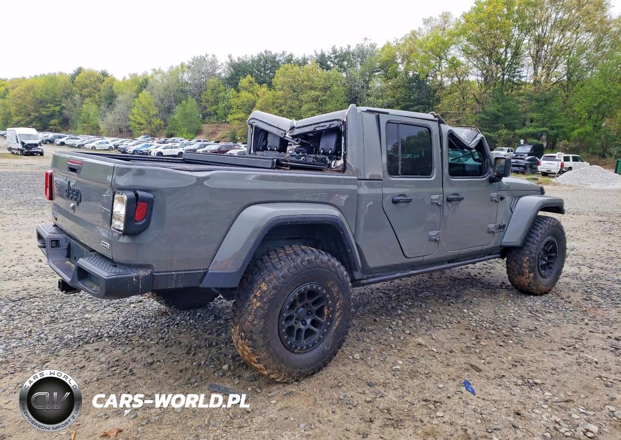 2021 Jeep Gladiator Overland VIN:1C6HJTFG2ML604585 - 3