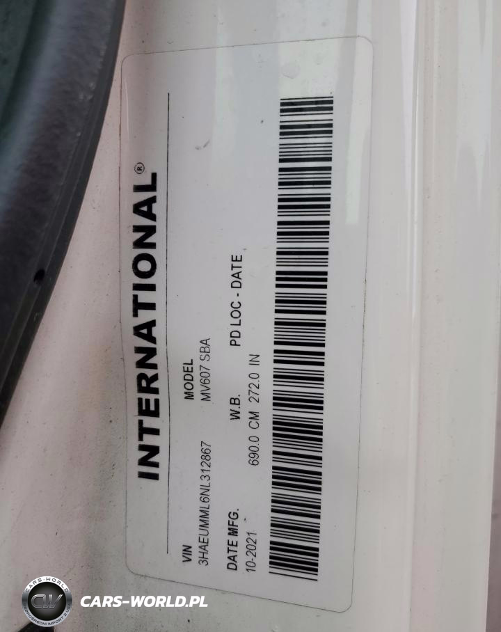 2022 International Mv607 VIN:3HAEUMML6NL312867 - 10
