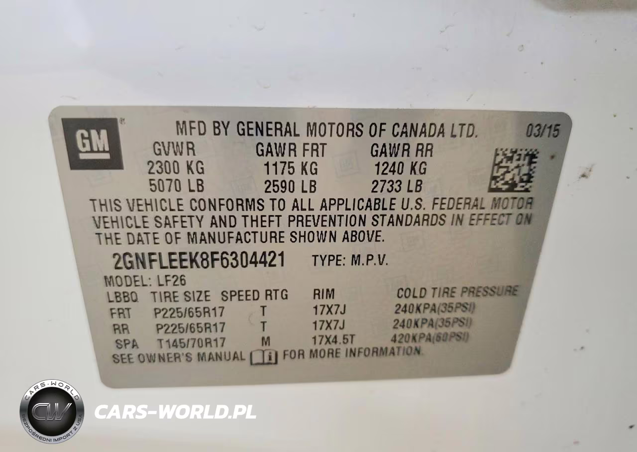 2015 Chevrolet Equinox Ls VIN:2GNFLEEK8F6304421 - 13