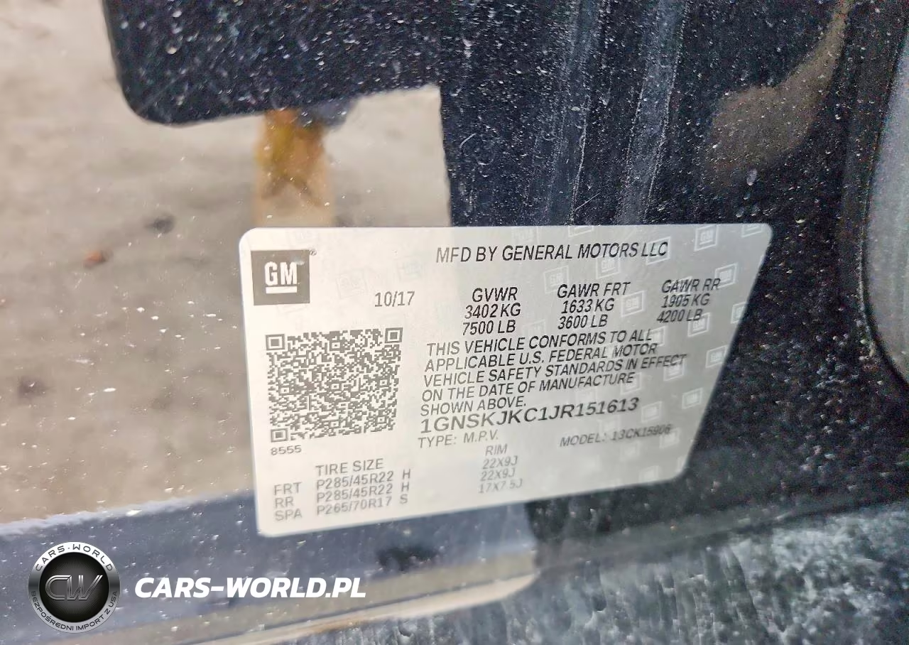 2018 Chevrolet Suburban K1500 Premier VIN:1GNSKJKC1JR151613 - 13