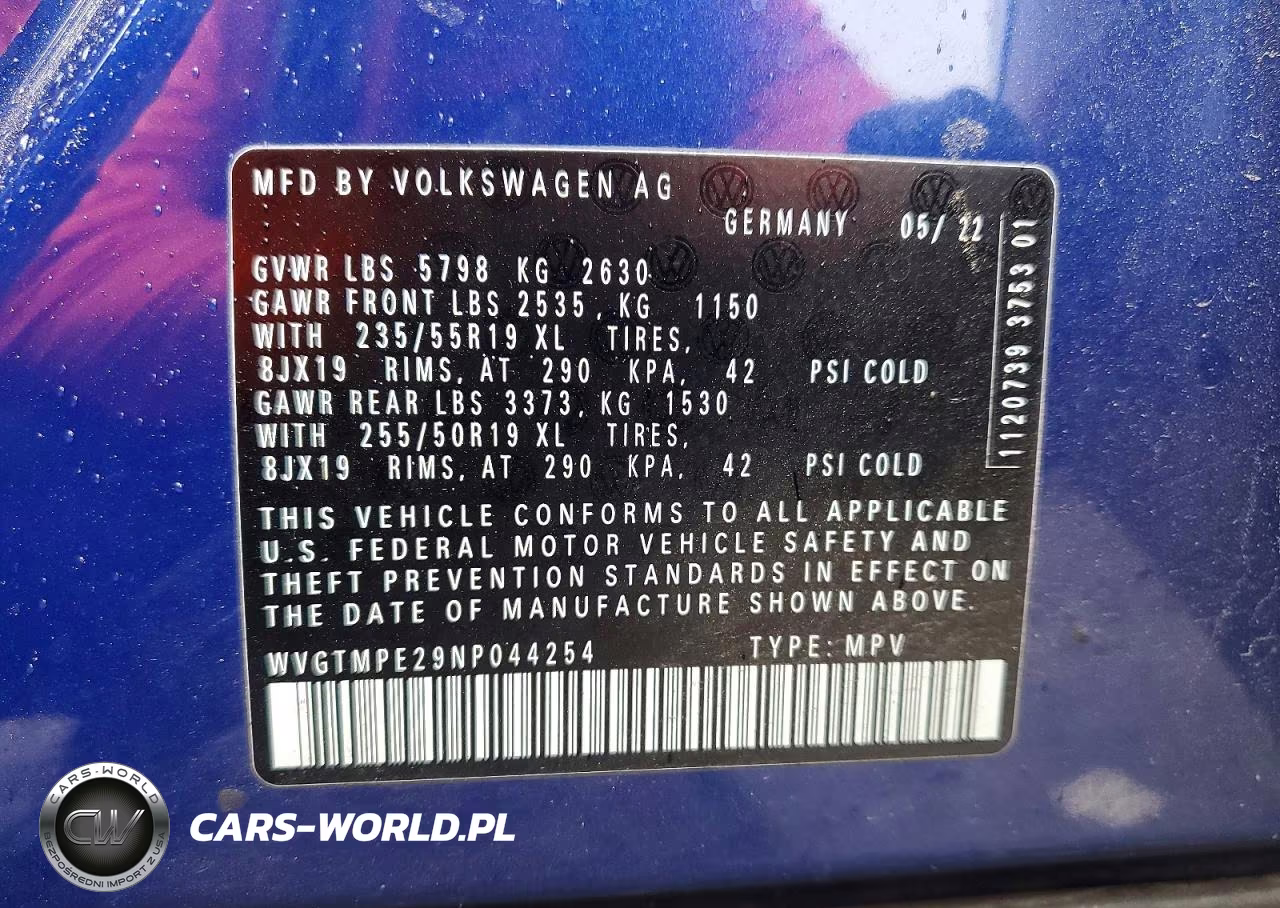 2022 Volkswagen Id.4 Pro S VIN:WVGTMPE29NP044254 - 13