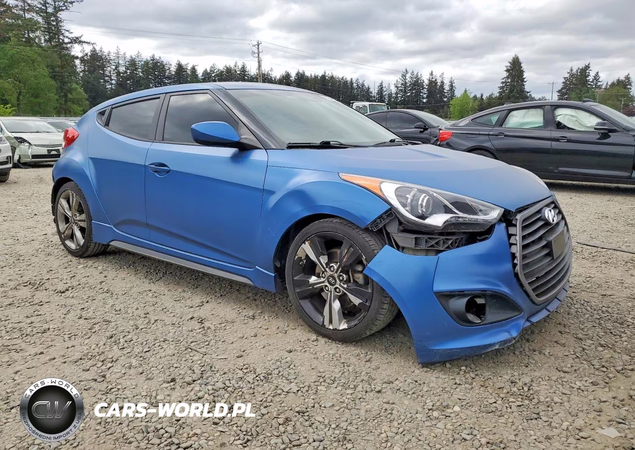 2016 Hyundai Veloster Turbo VIN:KMHTC6AE6GU264663 - 4