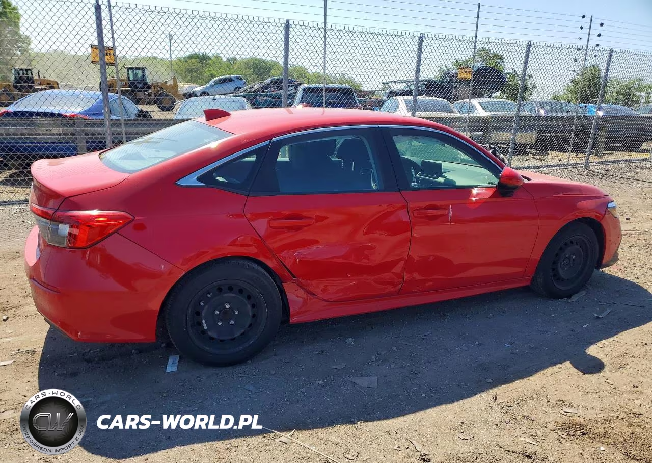 2022 Honda Civic Lx VIN:2HGFE2F26NH511698 - 3