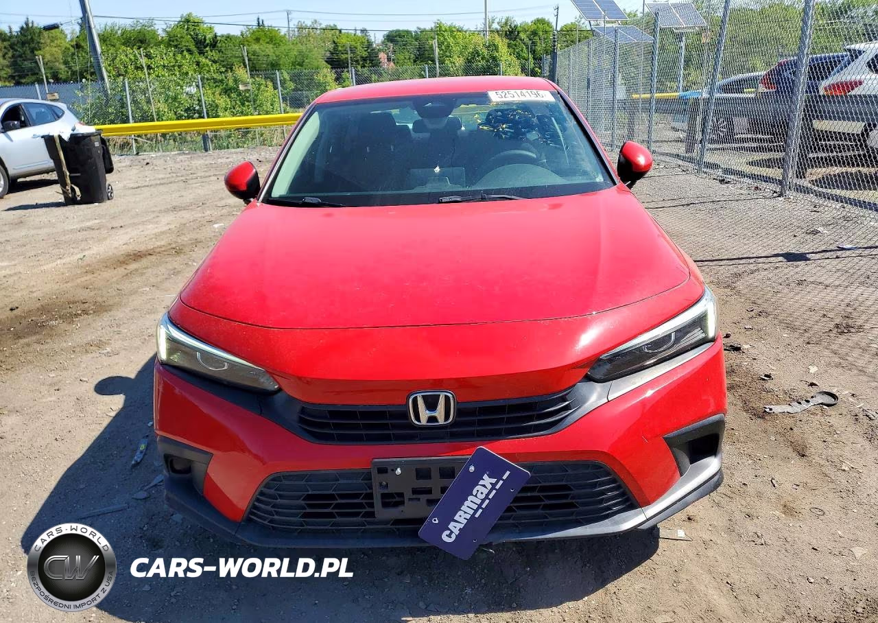 2022 Honda Civic Lx VIN:2HGFE2F26NH511698 - 5