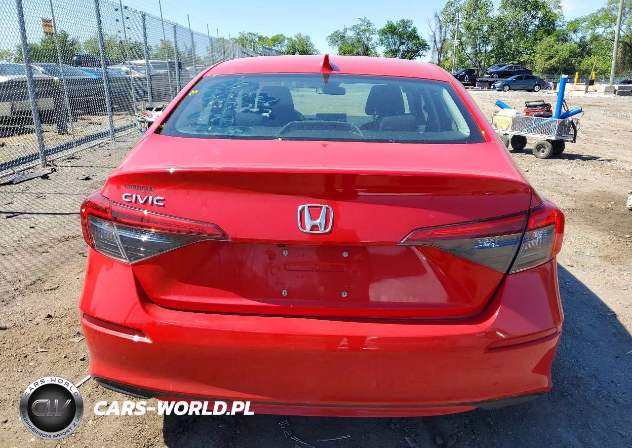 2022 Honda Civic Lx VIN:2HGFE2F26NH511698 - 6
