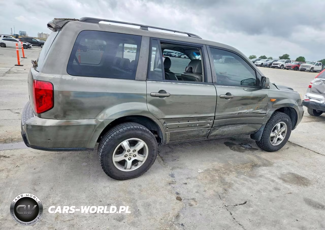 2006 Honda Pilot Ex VIN:5FNYF286X6B037976 - 3