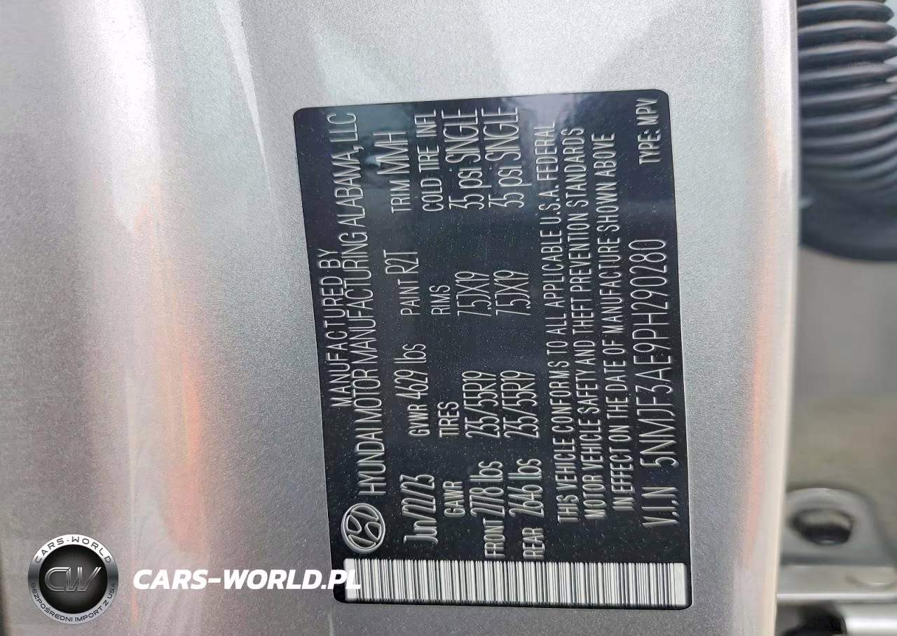 2023 Hyundai Tucson Sel VIN:5NMJF3AE9PH290280 - 13