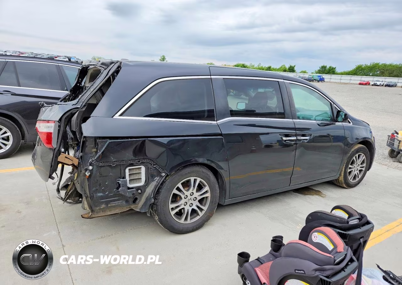 2012 Honda Odyssey Exl VIN:5FNRL5H61CB090740 - 3