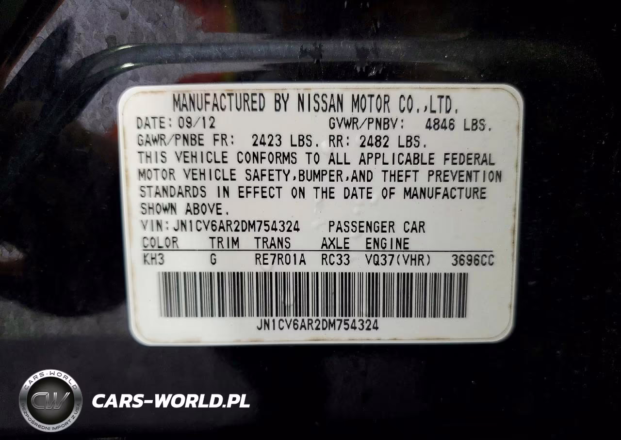 2013 Infiniti G37 Sedan X VIN:JN1CV6AR2DM754324 - 12