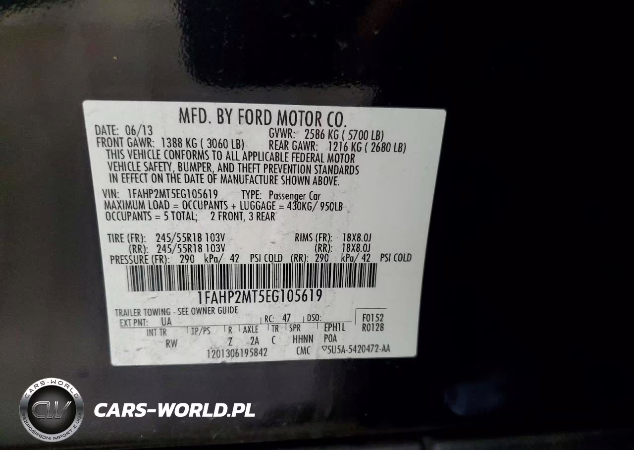 2014 Ford Taurus Police Interceptor VIN:1FAHP2MT5EG105619 - 12