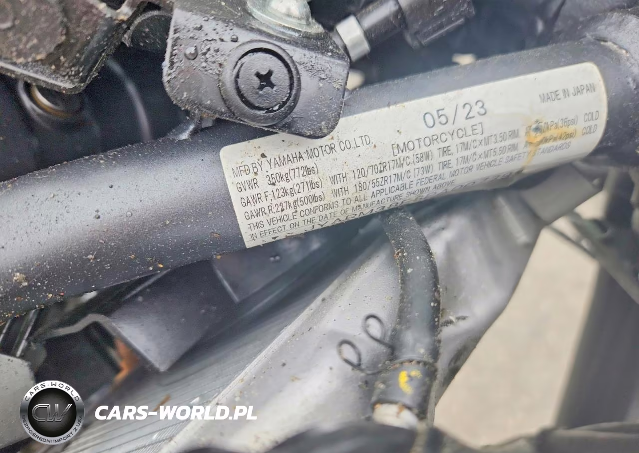 2023 Yamaha Yzfr7 VIN:JYARM38E6PA007399 - 9