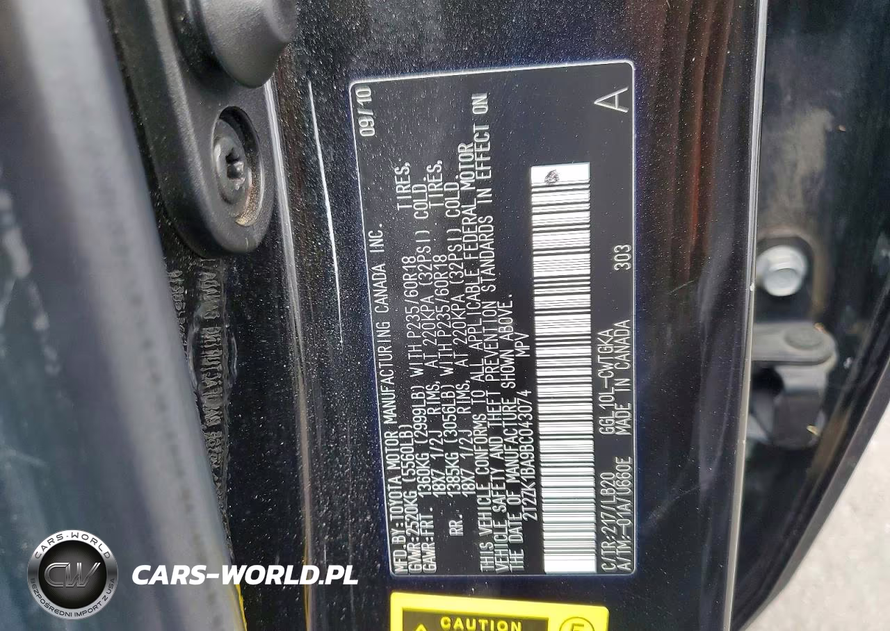 2011 Lexus Rx 350 VIN:2T2ZK1BA9BC043074 - 13