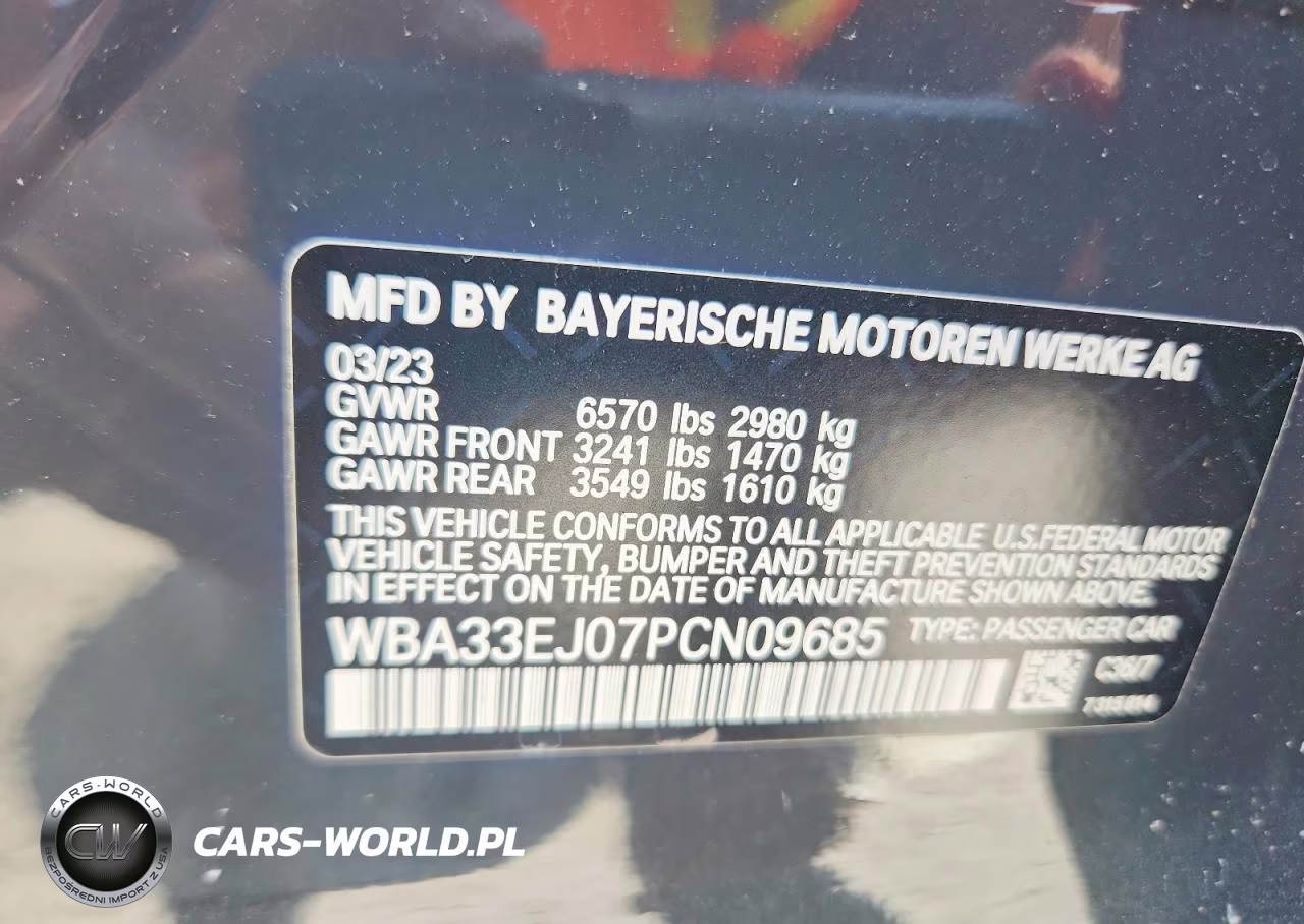 2023 BMW 760 Xi VIN:WBA33EJ07PCN09685 - 12