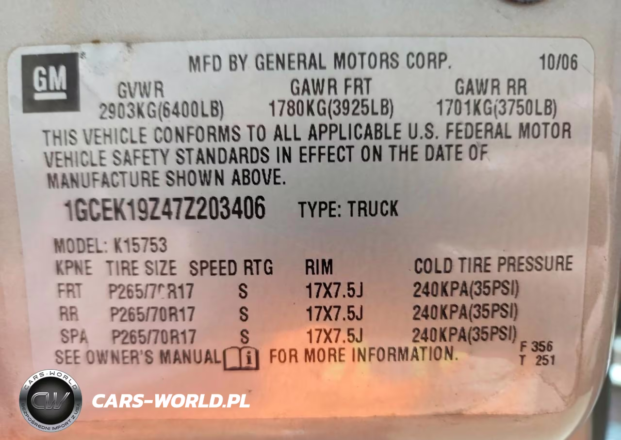 2007 Chevrolet Silverado K1500 Classic VIN:1GCEK19Z47Z203406 - 12