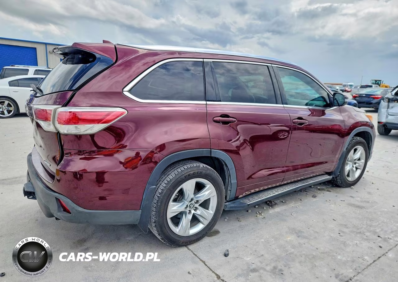 2016 Toyota Highlander Limited VIN:5TDYKRFH9GS153739 - 3
