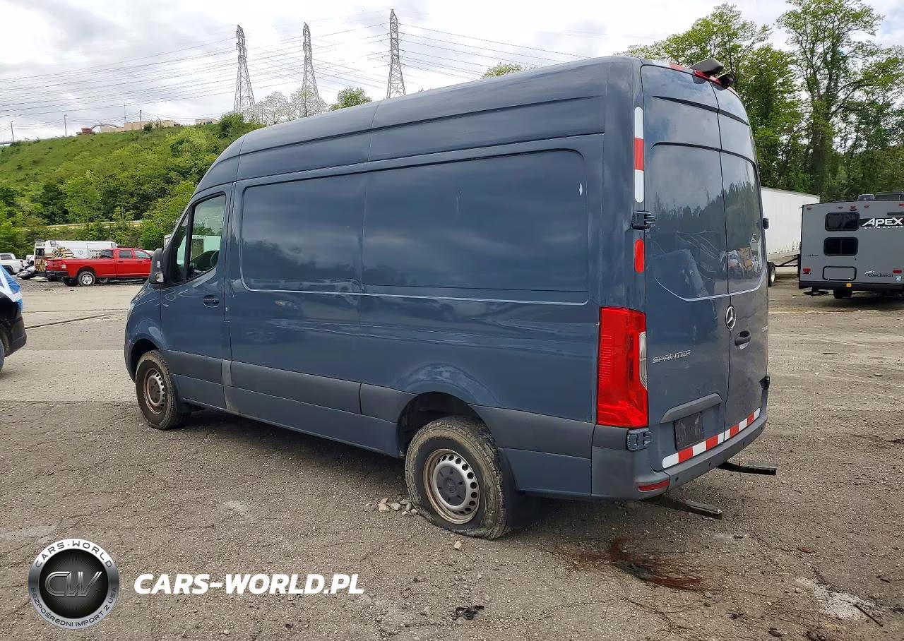 2019 Mercedes Benz Sprinter 2500 Delivery Van VIN:WD4PF0CD3KP040651 - 2