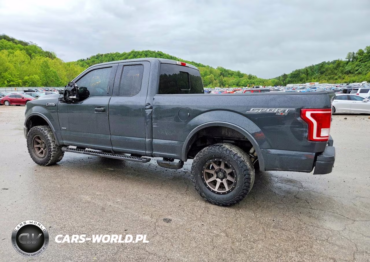 2017 Ford F150 Super Cab VIN:1FTFX1EGXHKC00076 - 2