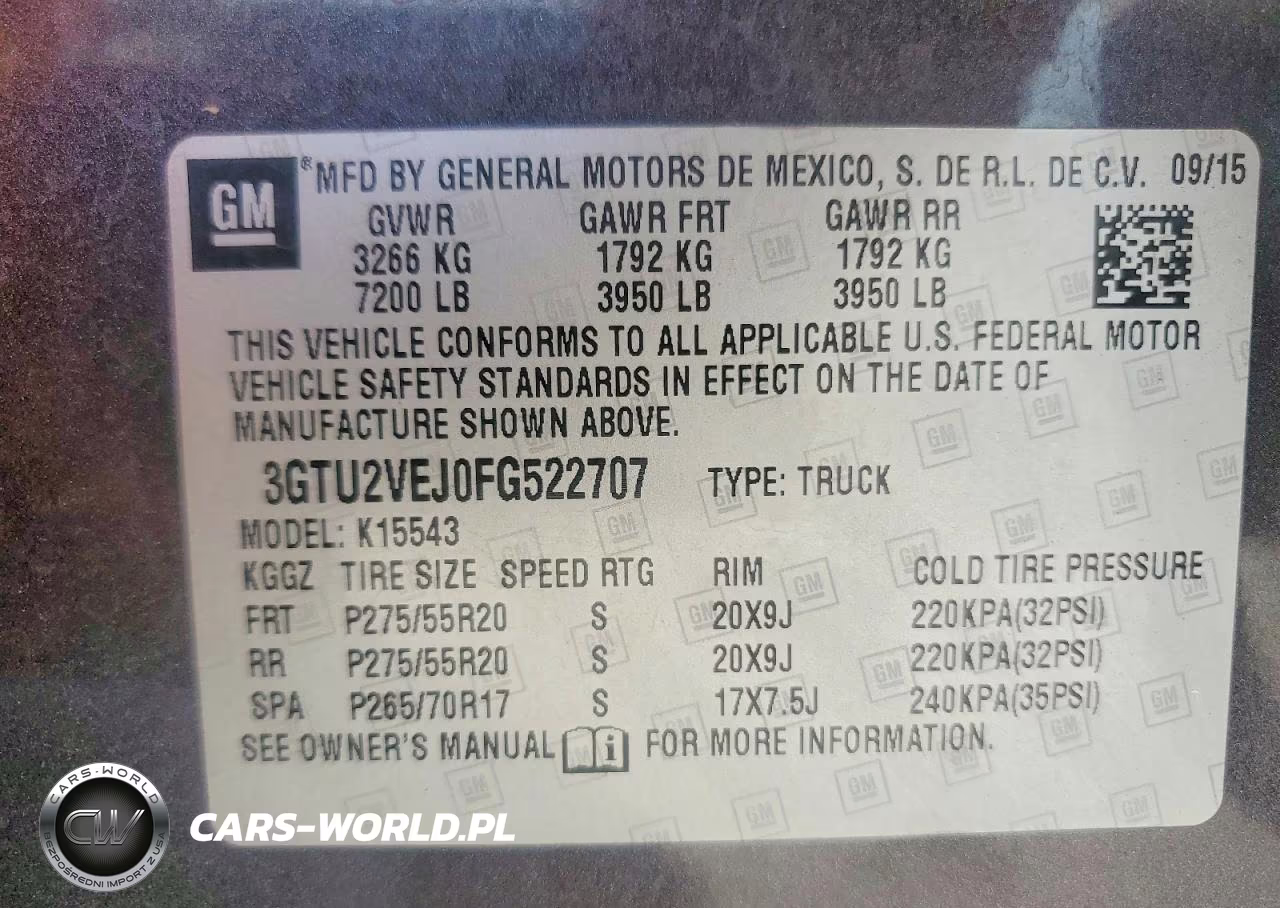 2015 GMC Sierra K1500 Slt VIN:3GTU2VEJ0FG522707 - 13