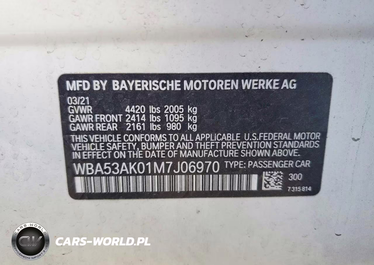 2021 BMW 228I VIN:WBA53AK01M7J06970 - 12