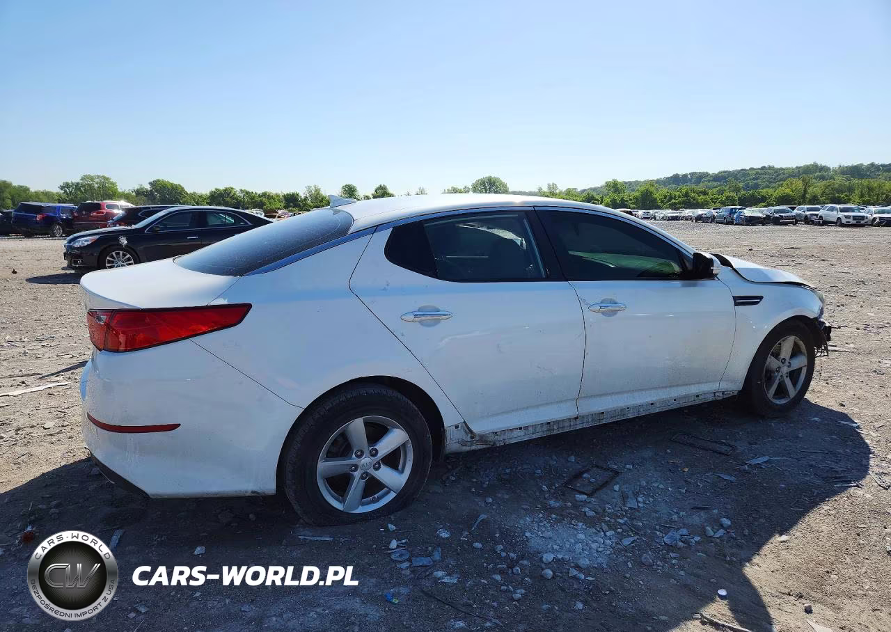 2014 Kia Optima Lx VIN:5XXGM4A71EG260841 - 3