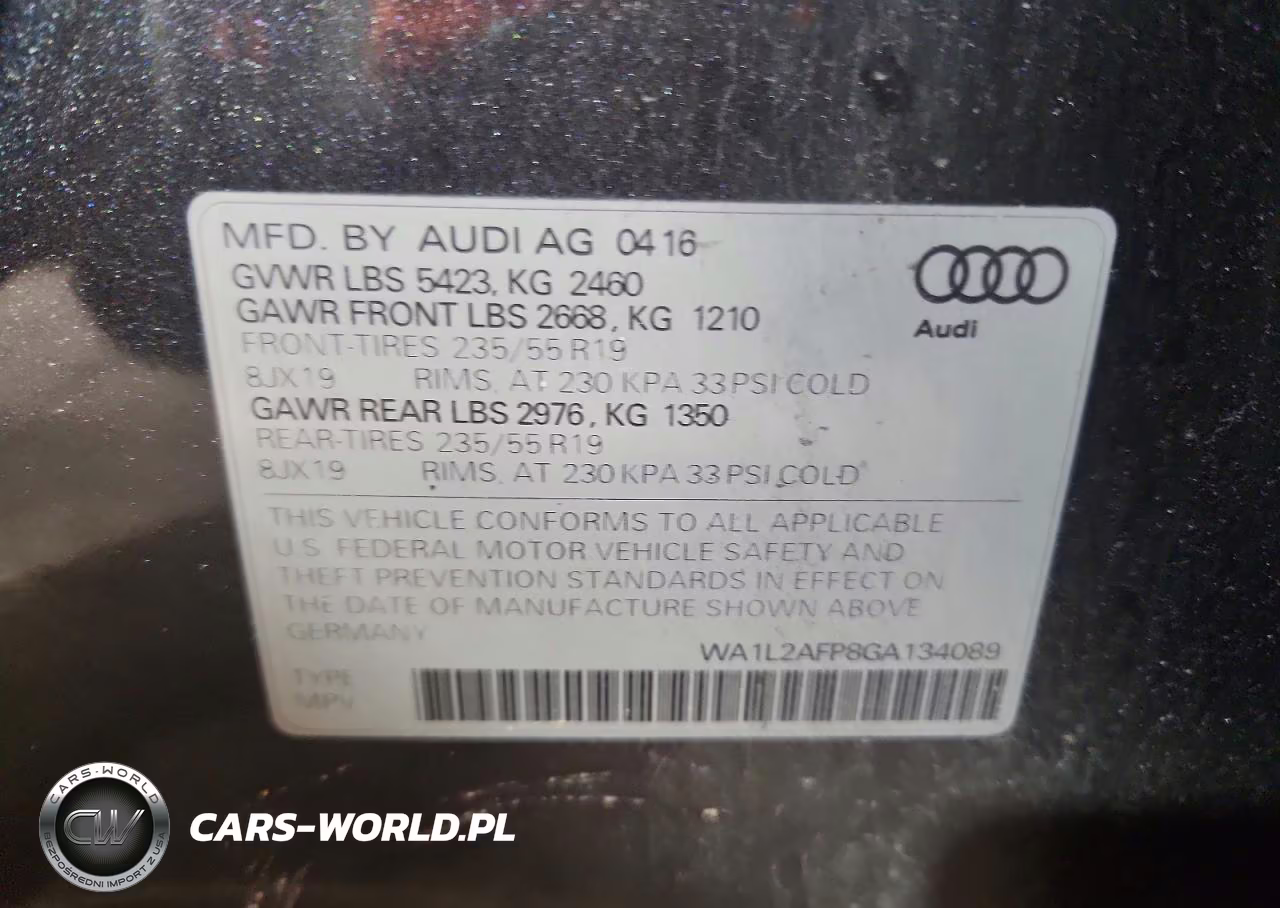 2016 Audi Q5 Premium Plus VIN:WA1L2AFP8GA134089 - 14
