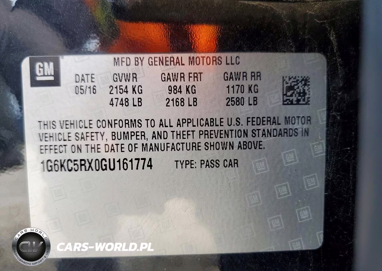 2016 Cadillac Ct6 Luxury VIN:1G6KC5RX0GU161774 - 12