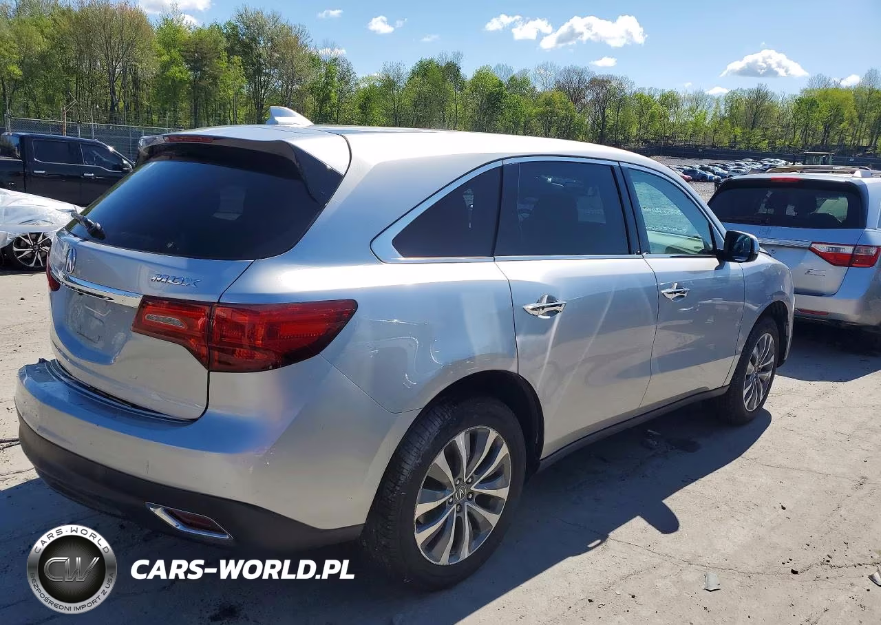 2014 Acura Mdx Technology VIN:5FRYD3H48EB001775 - 3