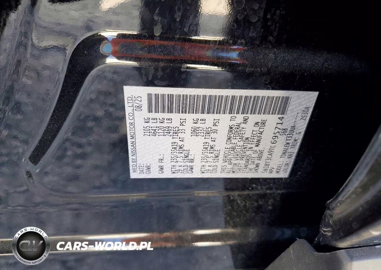 2026 Nissan Rogue Sl VIN:5N1BT3CA9TC695714 - 13