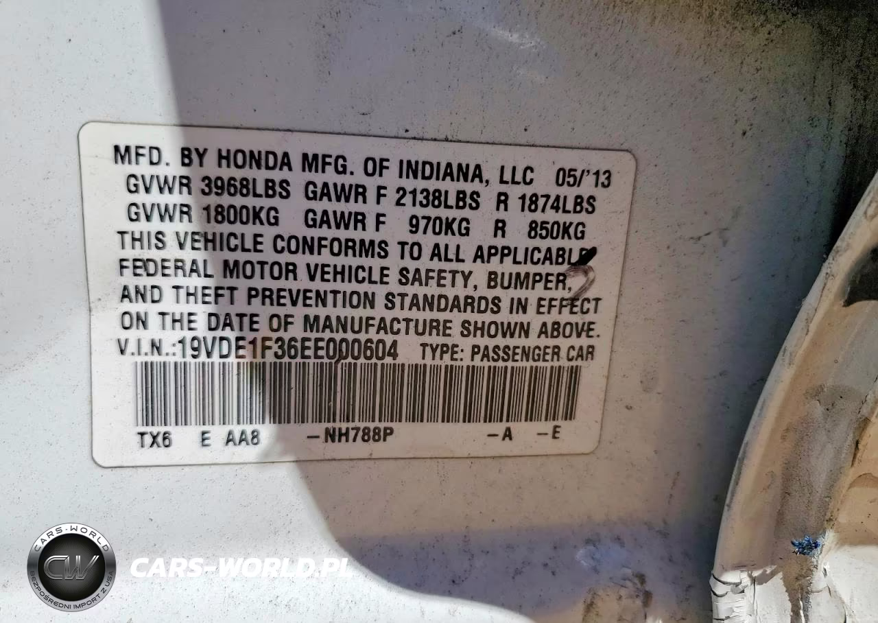 2014 Acura Ilx 20 VIN:19VDE1F36EE000604 - 12