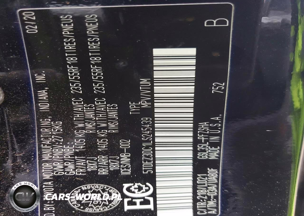 2020 Toyota Sienna Se 7-Passenger VIN:5TDEZ3DC1LS245439 - 14
